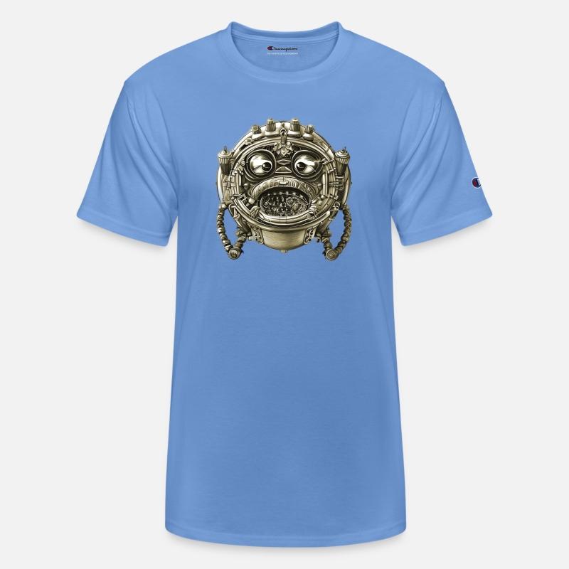 antique radio monster tarnished gold color