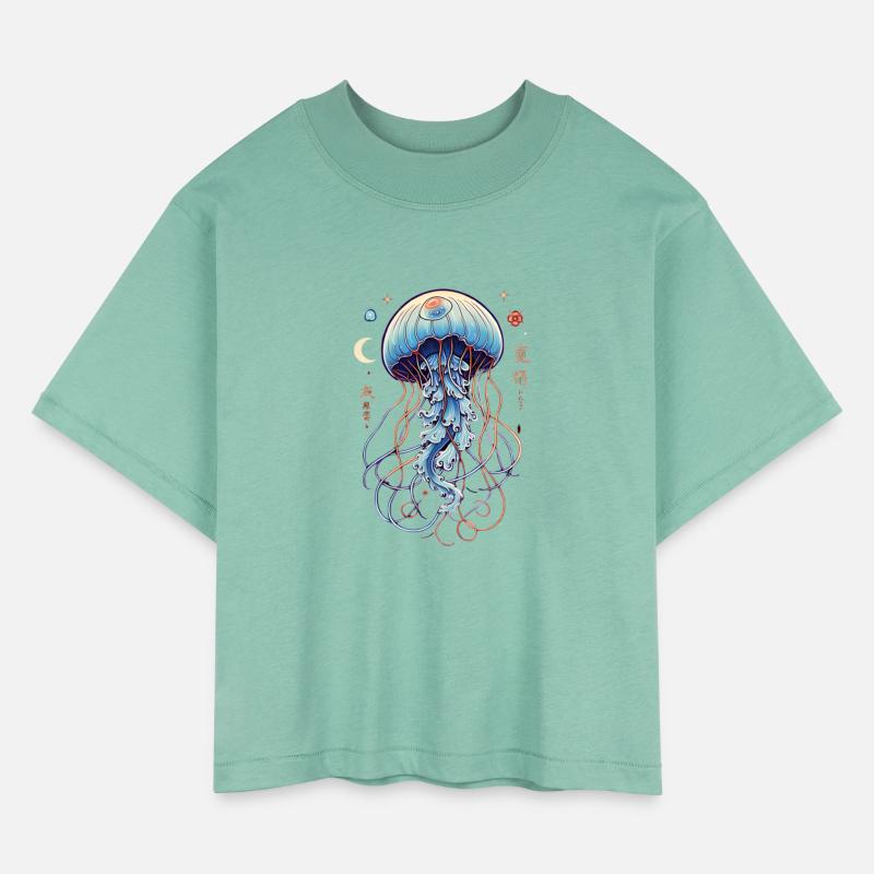 Aqua Nebula Mystical Jellyfish Dance