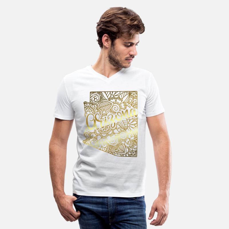Arizona State Mandala USA America Pretty Gold