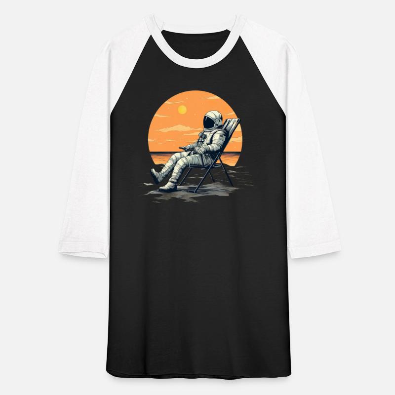 Astronaut Chilling Relaxing Deck Chair Space