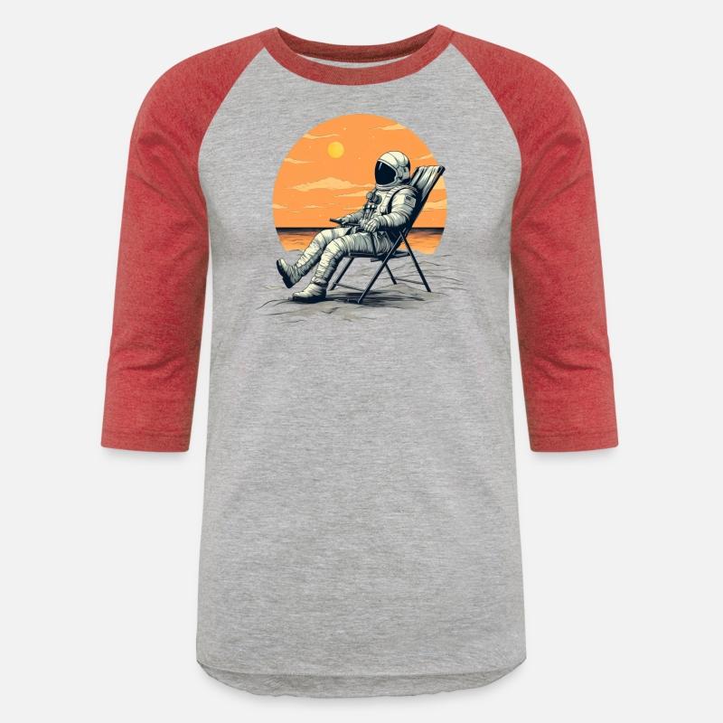 Astronaut Chilling Relaxing Deck Chair Space