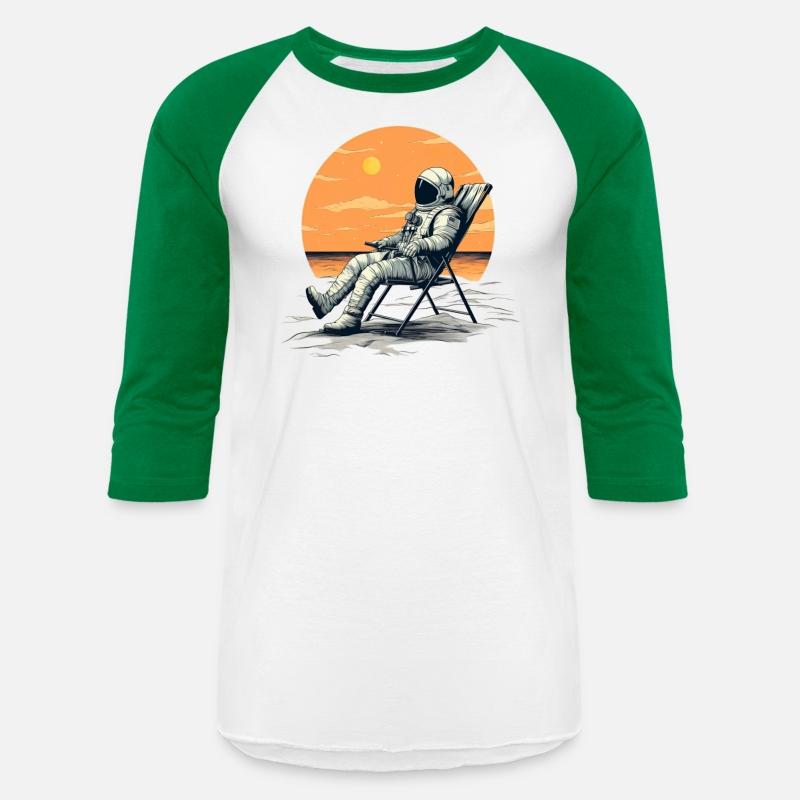 Astronaut Chilling Relaxing Deck Chair Space