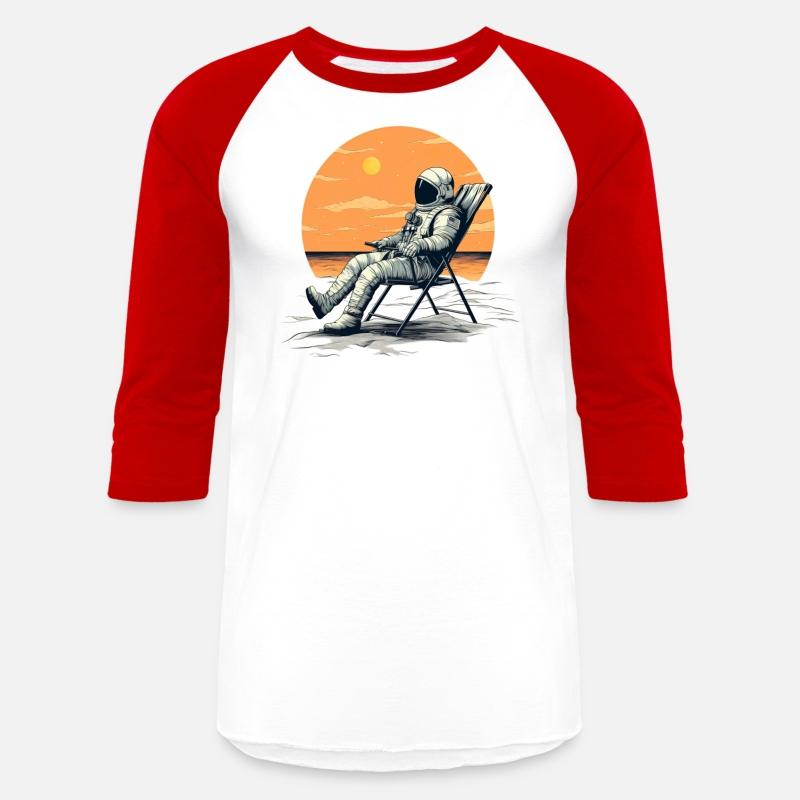 Astronaut Chilling Relaxing Deck Chair Space