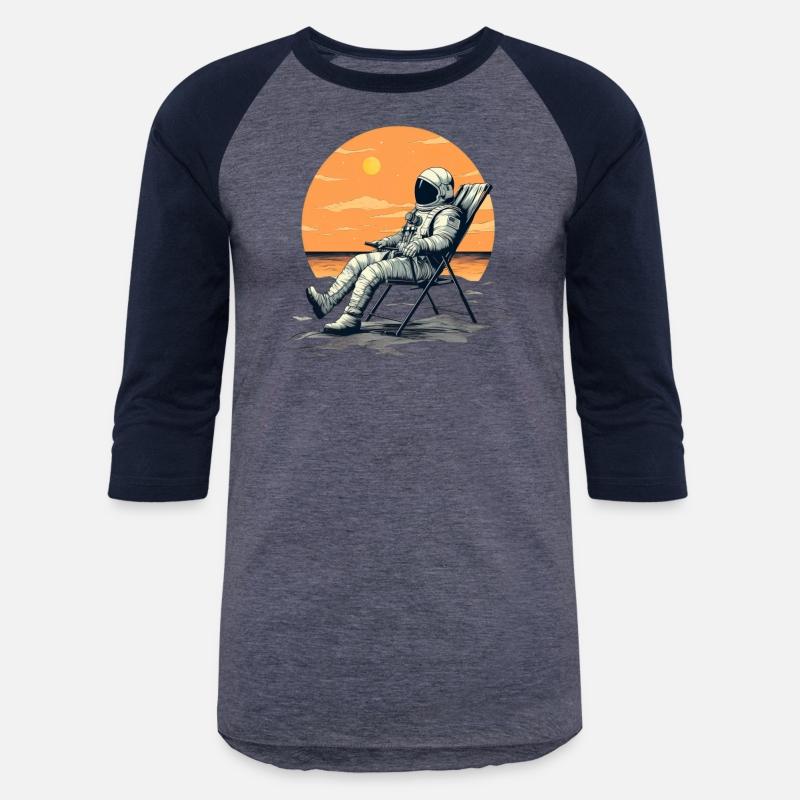 Astronaut Chilling Relaxing Deck Chair Space