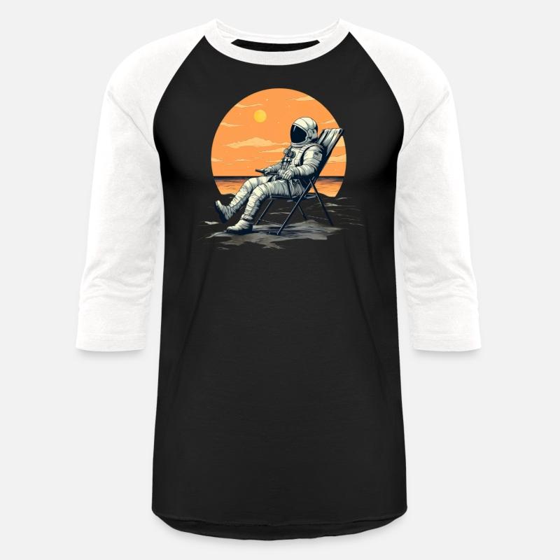 Astronaut Chilling Relaxing Deck Chair Space