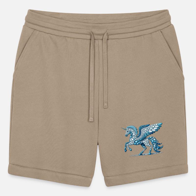 Azure Skies: Pebble Mosaic Pegasus