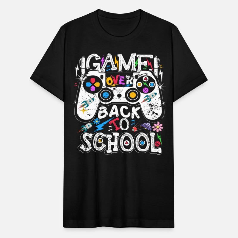 Back 2 School Funny Video Game Teacher Student tee