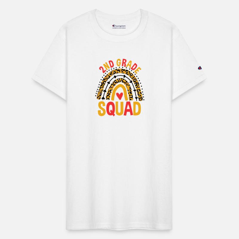 Back To School Leopard 2nd Grade Squad