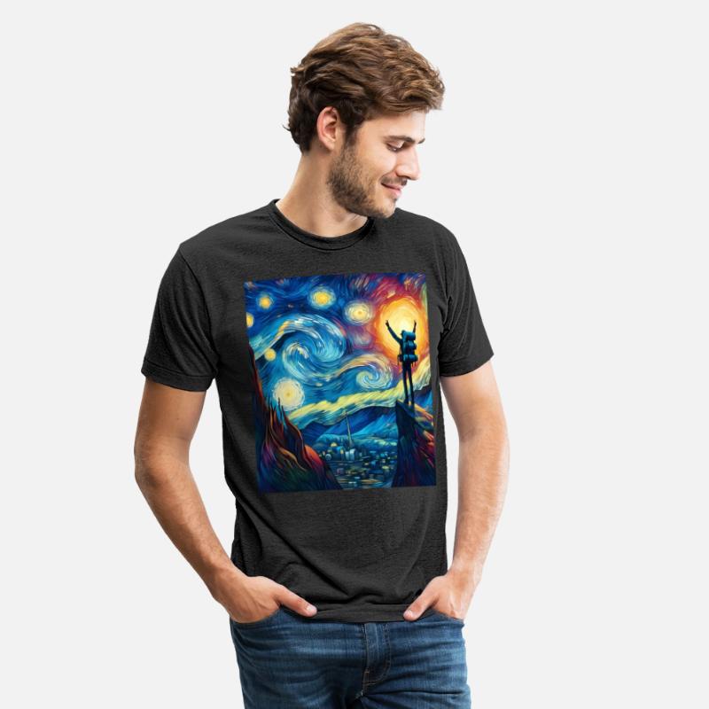 Backpacker Backpacking Camping Hiking Starry Night