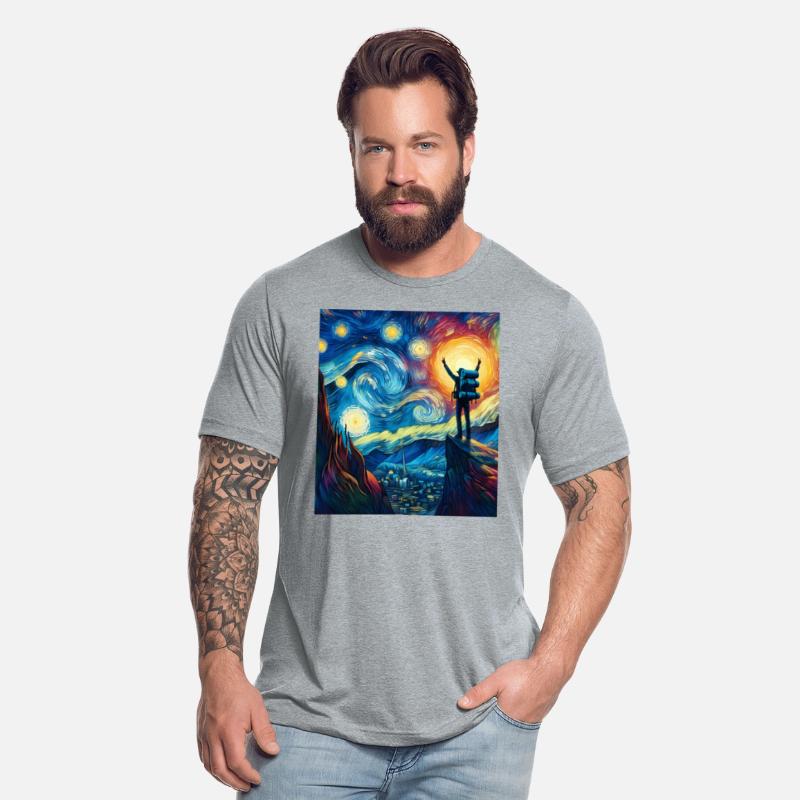 Backpacker Backpacking Camping Hiking Starry Night