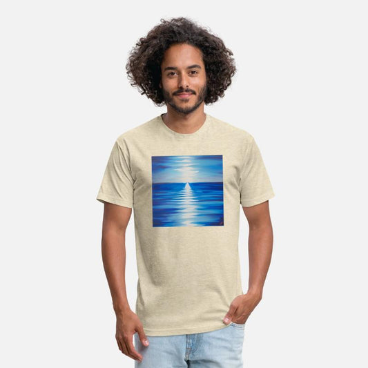 Balanced blue and silver acrylic prints