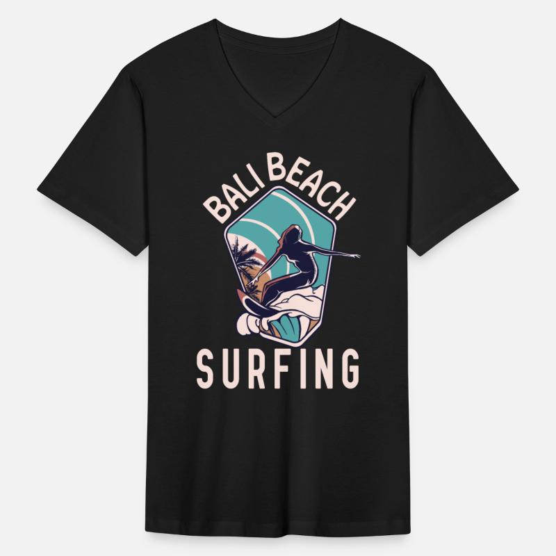 Bali Beach Surfer Retro Surfing Girl Travel