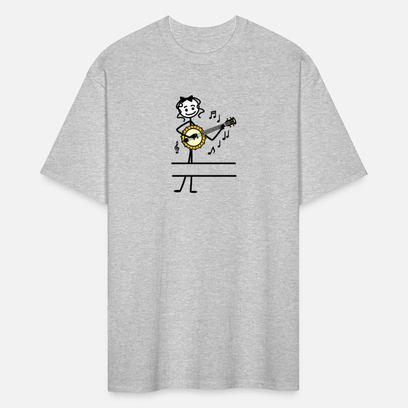 Banjo artist girl banner