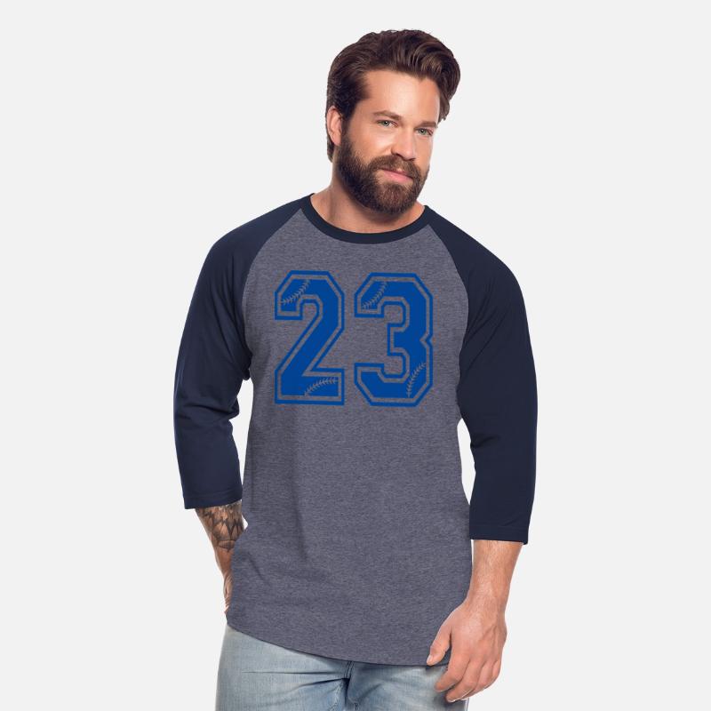 Baseball Number 23 Blue Sports Player Uniform Jers