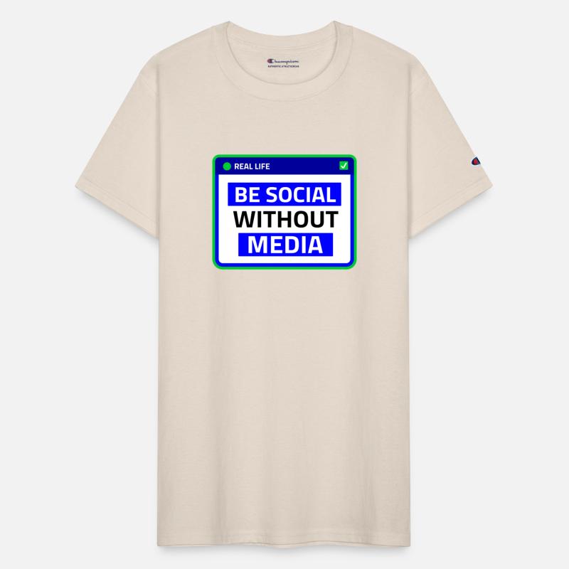 Be social without media hipster gift