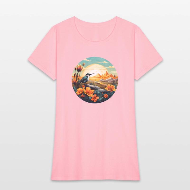 Beautiful Bird And Orange Morning Sunrise