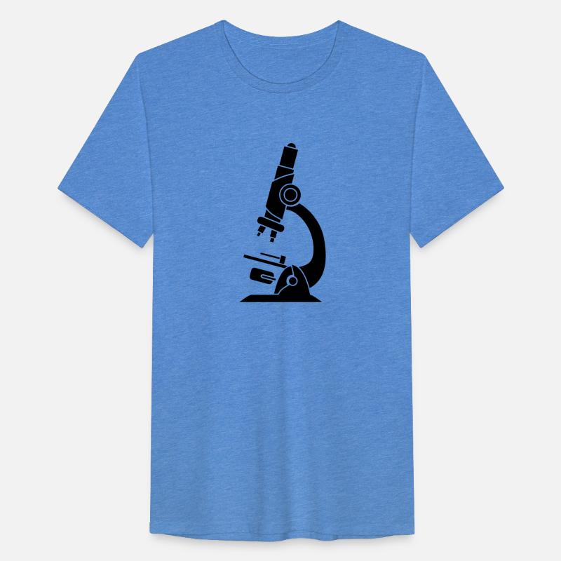 black microscope scientist researcher researching