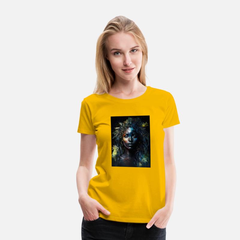 Black Nature Goddess - African American, Woodland