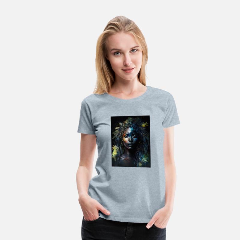 Black Nature Goddess - African American, Woodland