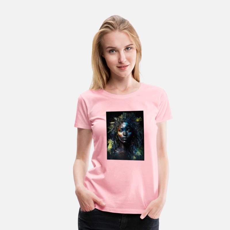 Black Nature Goddess - African American, Woodland