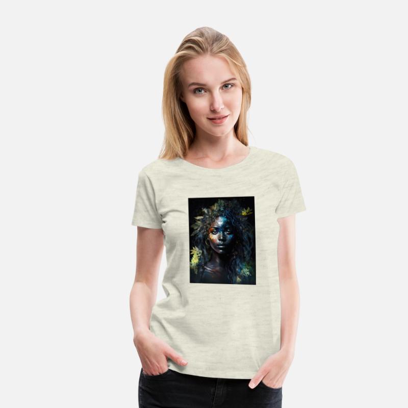 Black Nature Goddess - African American, Woodland