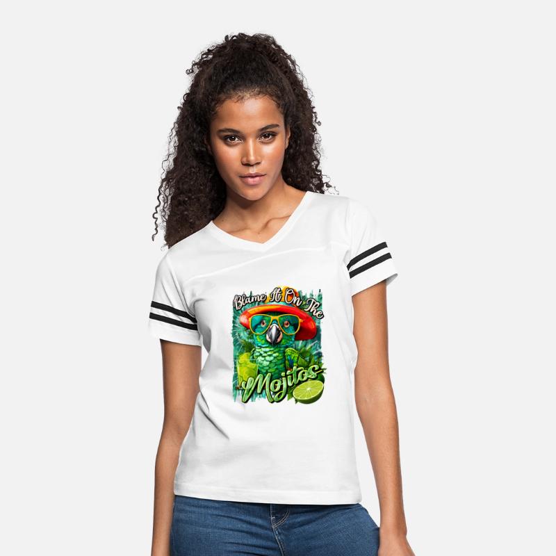 Blame It On The Mojito Funny Green Parrot