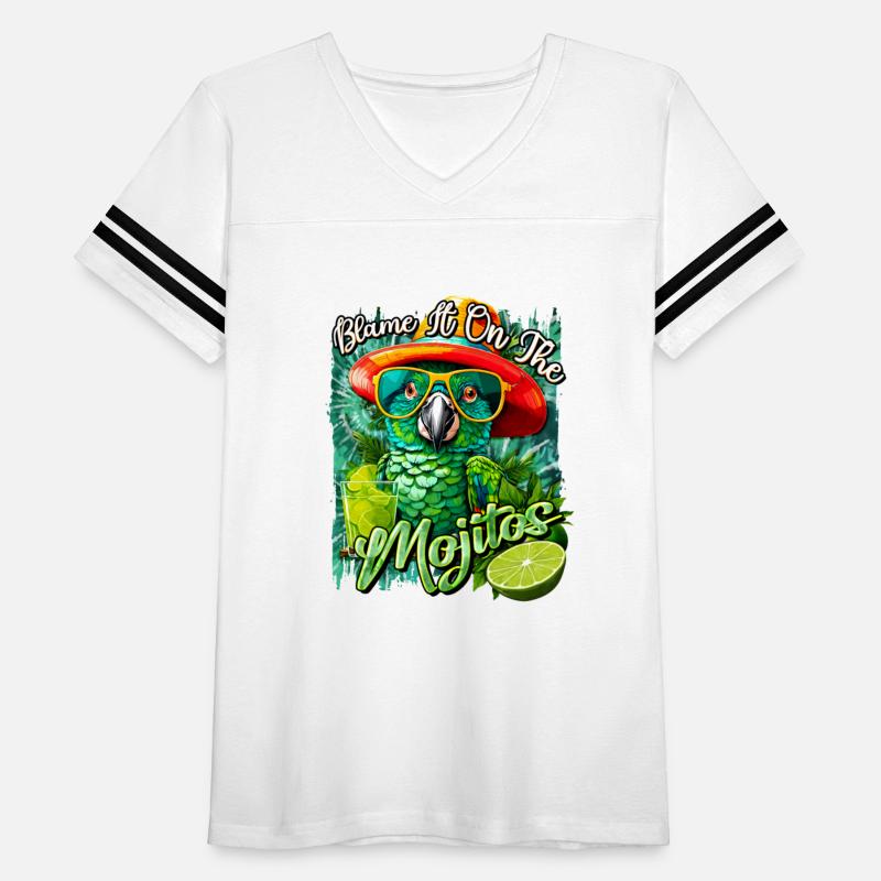 Blame It On The Mojito Funny Green Parrot