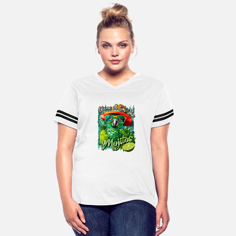 Blame It On The Mojito Funny Green Parrot