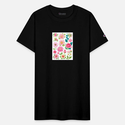 Blooming Crimson and coral Spring Flowers