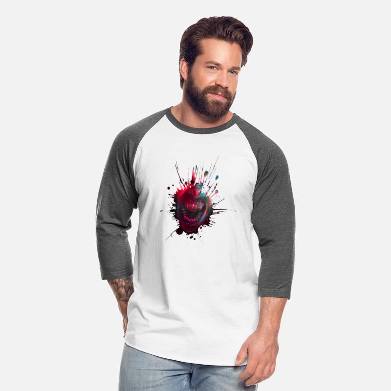 Blot with open mouth of a vampire