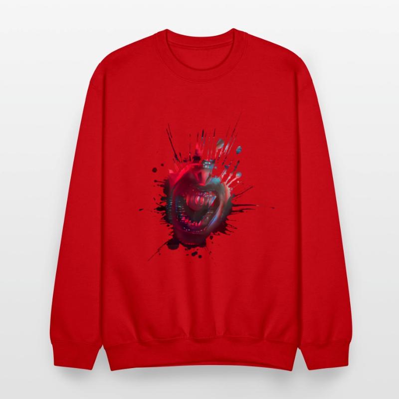 Blot with open mouth of a vampire