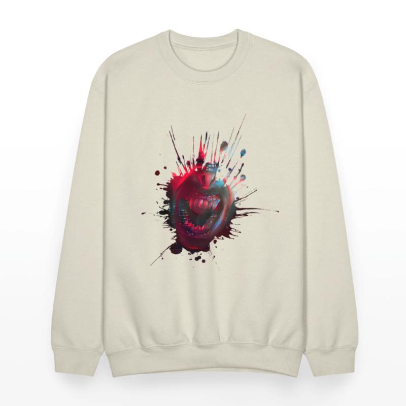 Blot with open mouth of a vampire