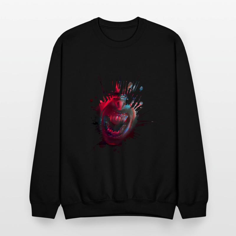 Blot with open mouth of a vampire