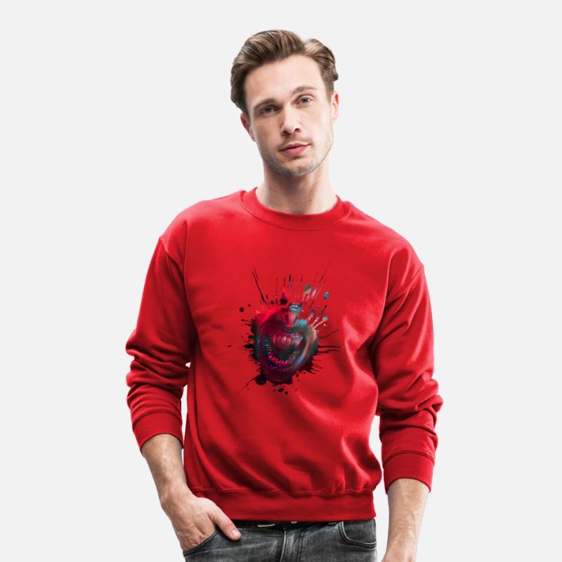 Blot with open mouth of a vampire