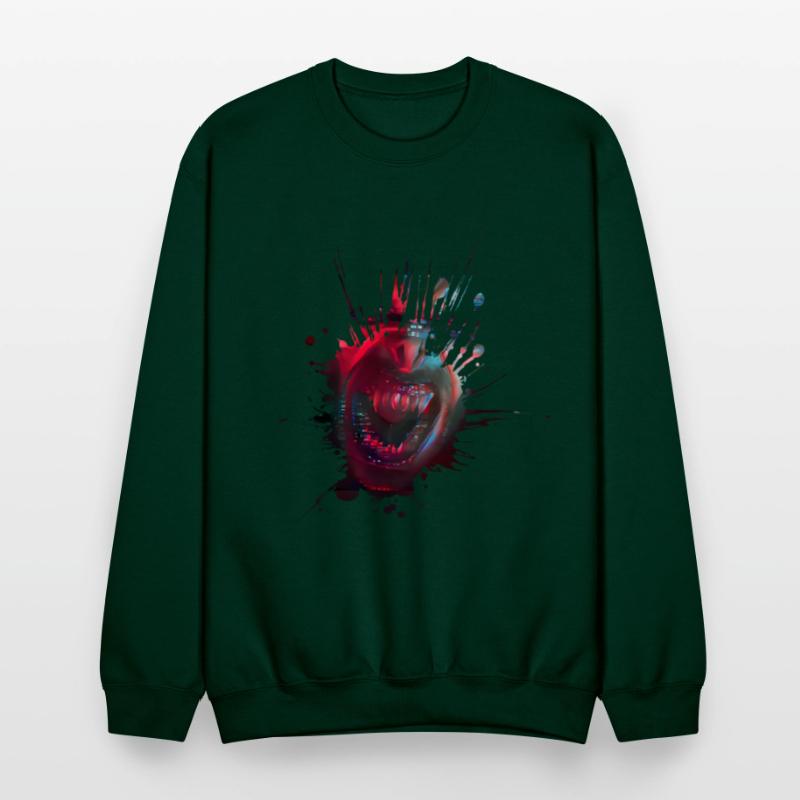 Blot with open mouth of a vampire