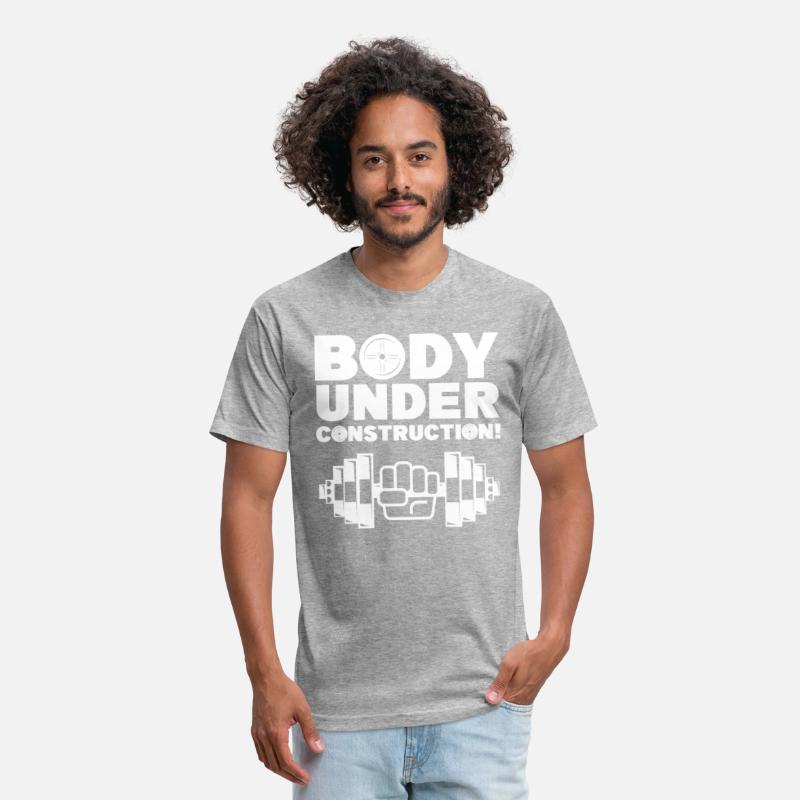 Body Under Construction Gym Workout Funny