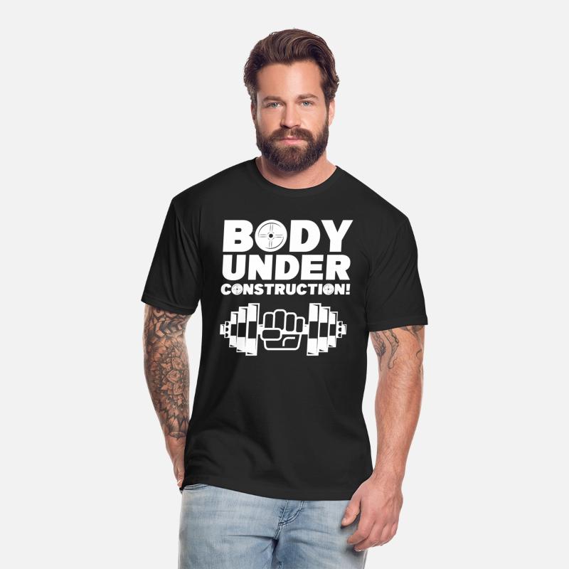 Body Under Construction Gym Workout Funny