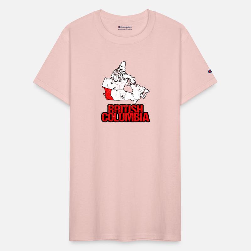 British Columbia Vintage Canada Map