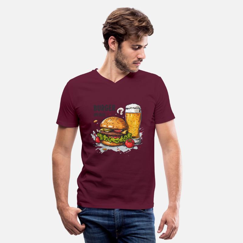 Burger And Beer Food Alcohol Funny Sayings