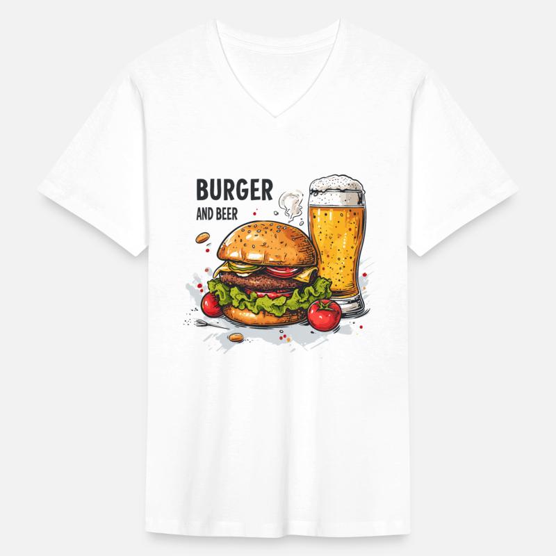Burger And Beer Food Alcohol Funny Sayings