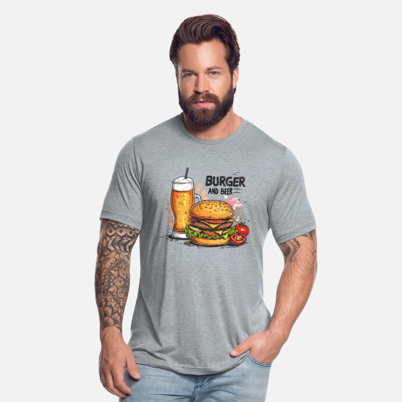Burger And Beer Food Alcohol Funny Sayings