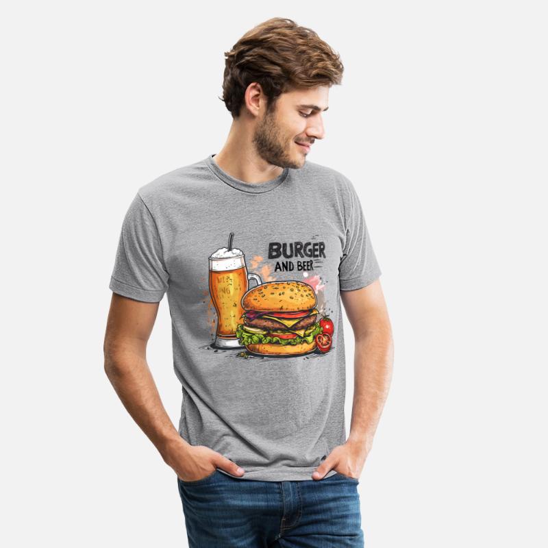 Burger And Beer Food Alcohol Funny Sayings