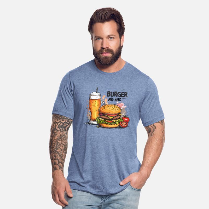 Burger And Beer Food Alcohol Funny Sayings