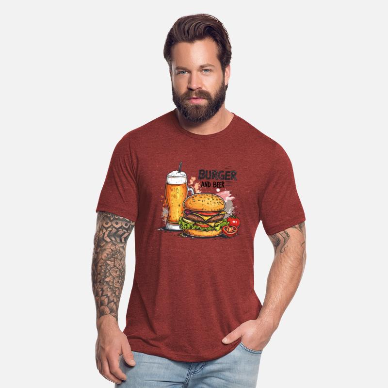 Burger And Beer Food Alcohol Funny Sayings