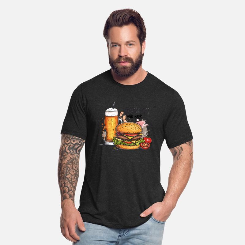 Burger And Beer Food Alcohol Funny Sayings