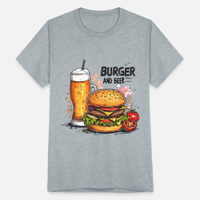 Burger And Beer Food Alcohol Funny Sayings