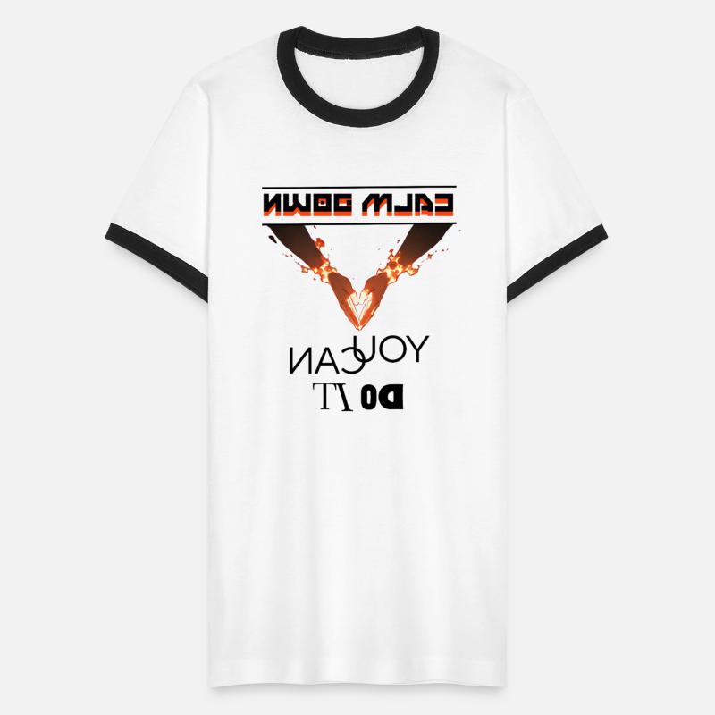 calm down,you can do it! cool reverse typography