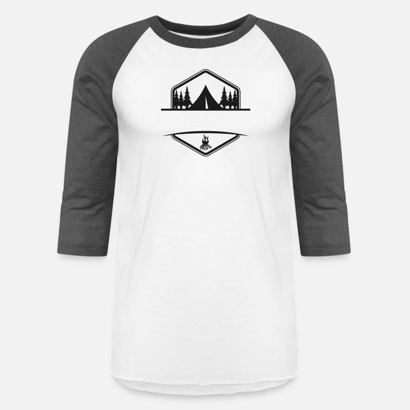 Camping Monogram, camping vacation logo