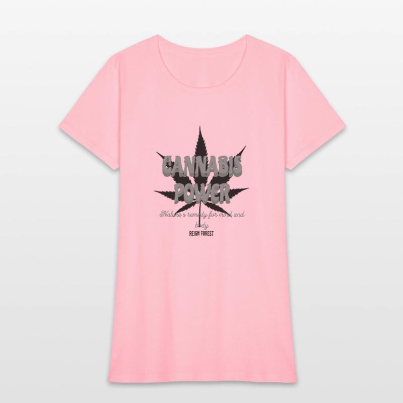 Cannabis Power - Highdea Funny Graphic T Shirt