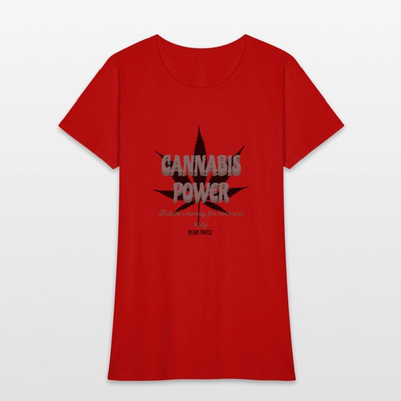 Cannabis Power - Highdea Funny Graphic T Shirt